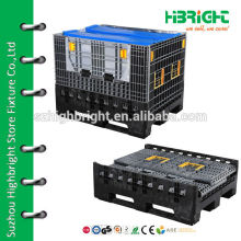 large plastic pallet storage box